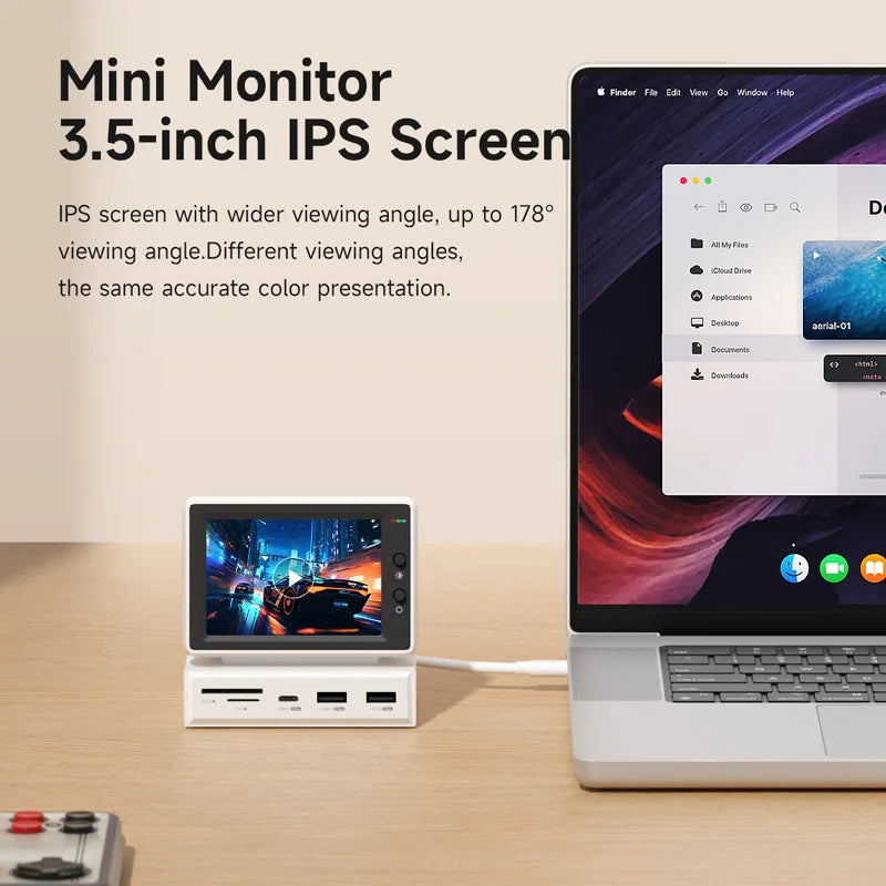 90's Mini PC Monitor + Multi-Docking Station