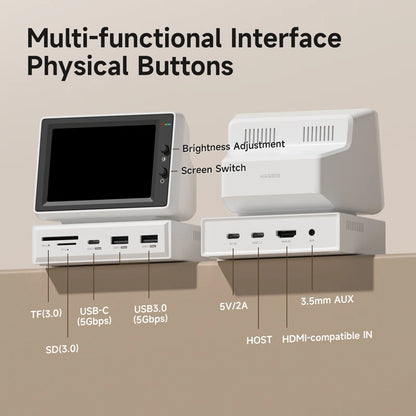 90's Mini PC Monitor + Multi-Docking Station