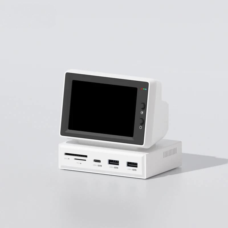 90's Mini PC Monitor + Multi-Docking Station